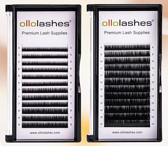 Eyelash Extension C Curl 0.07 Mix5-8mm + Mix8-15mm Super Matte Classic Lash Extensions Professional Supplies for Lash Techs