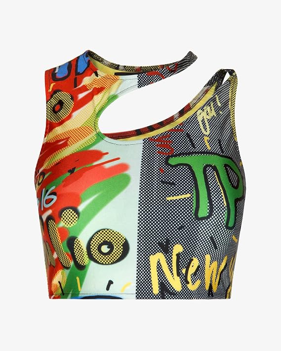 Graffiti Crop Top
