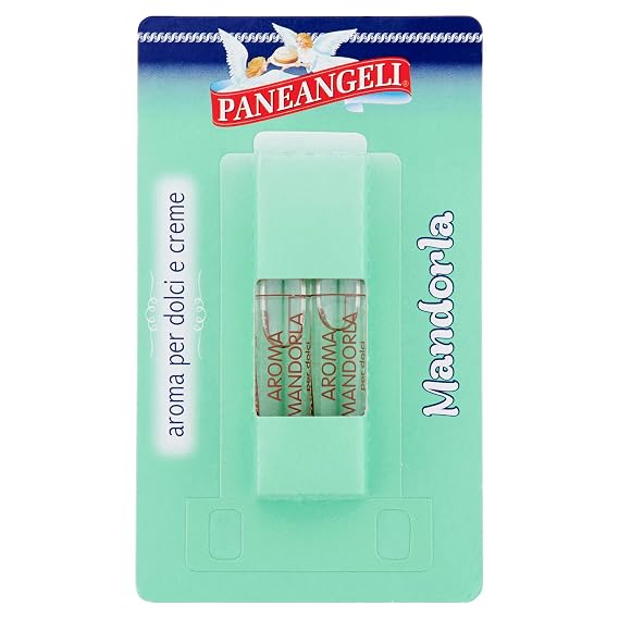 Paneangeli: " Mandorla " Almond Aroma For pastry two viles 2 ml each [ Italian Import ]
