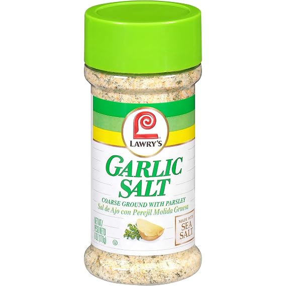 Lawry's Coarse Ground With Parsley Garlic Salt, 6 oz