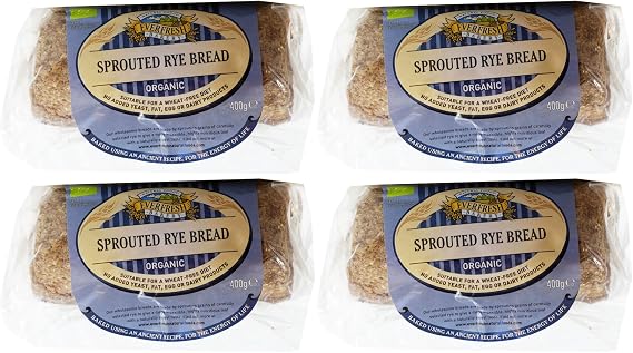 (4 PACK) - Everfresh Natural Foods - Org Sprout Rye Bread | 400g | 4 PACK BUNDLE