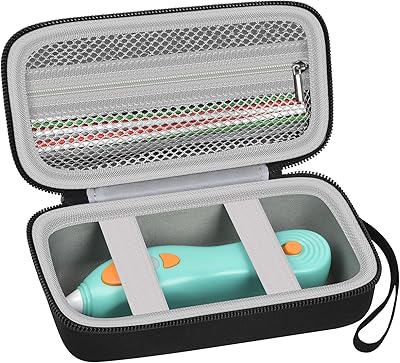 ANKHOH Case for 3Doodler Start Essentials 3D Pen for Kids, EVA ShellWrist Strap, Drop-Proof Water-Resistant, Stores for 3Doodler Pen Filament USB for TravelHomeSchool Box Only Black