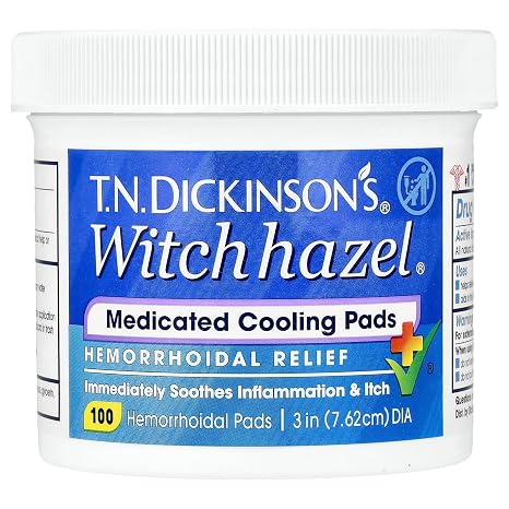 Dickinson Brands Hemorrhoidal Pads - 100 Pads