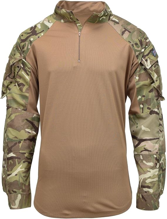 Original British Army Field Shirt Combat MTP camo UBAC Lightweight Military Issue