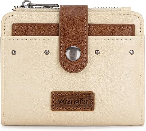 Montana West X Wrangler Wallet Women's Wallets, Card Cases & Money Organizers Bifold Credit Card Wallet RFID Blocking Women's Wallets Ladies Wallett with Removable ID Window