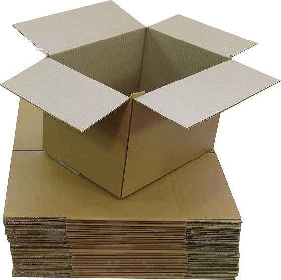 Triplast 342 x 242 x 145mm Single Wall 13.5x9.5x5.7" Shipping Mailing Postal Cardboard Boxes (Pack of 100)