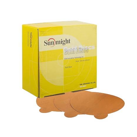Sunmight Gold 8" 40G PSA No Hole Disc, 02503, 50 Discs