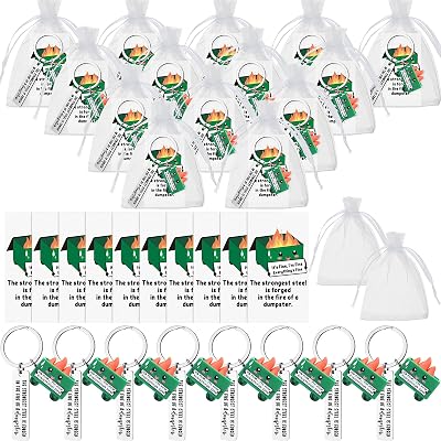 Dumpster Keychains Resin Response Team Office Employee Coworkers Appreciation Gifts