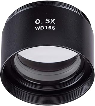 SM05 0.5X Barlow Lens Super Widefield Assisted Auxiliary Len for SM Series Stereo Zoom Microscope48mm