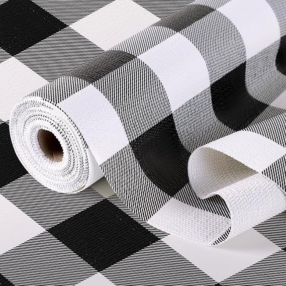 Two Rolls Drawer Shelf Liners for Kitchen