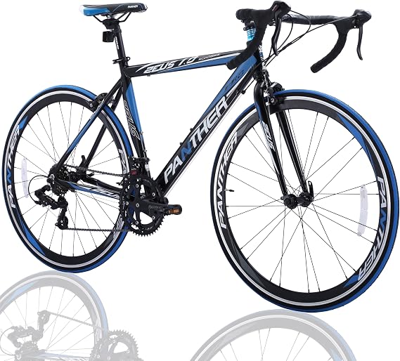 PANTHER ZEUS 1.0 Road Bike, 700C STI Dual Control Lever, Lightweight Aero Aluminum Frame, 14 Speeds, For City Riding, Commuting to Sports, Best Beginner Model for Cost Performance