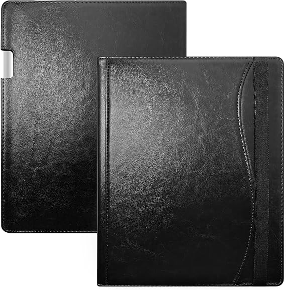 E NET-CASE Case for Remarkable Paper Pro Tablet 11.8 inch (2024 Released) - New Business Design Upgraded Leather Cover for Remarkable Paper Pro Digital Paper with Stand & Pen Holder (Black)