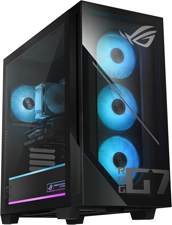 ASUS ROG G700 (2026) Gaming Desktop PC, Intel CoreTM Ultra 7 265KF Processor, NVIDIA GeForce RTXTM 5070, 1TB M.2 NVMeTM PCIe 4 SSD, 32GB DDR5 RAM, Windows 11 Home, G700TF-DB774