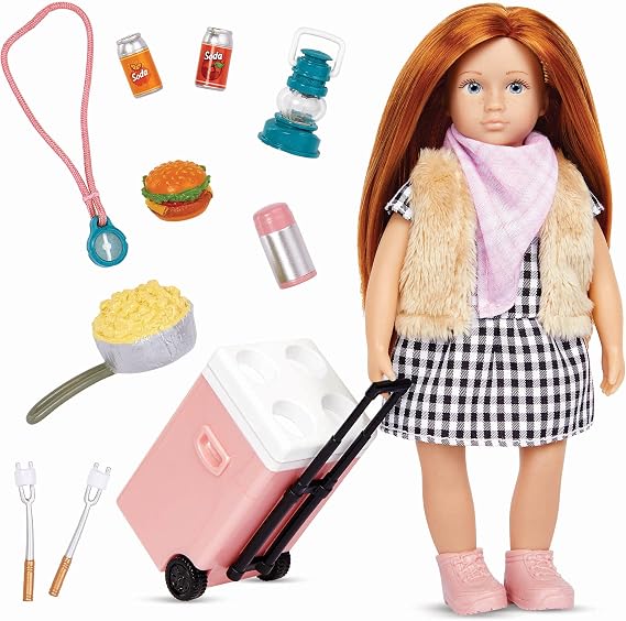 Lori Jessa's Camp Set Mini Doll & Camping Accessories for 6-Inch Dolls