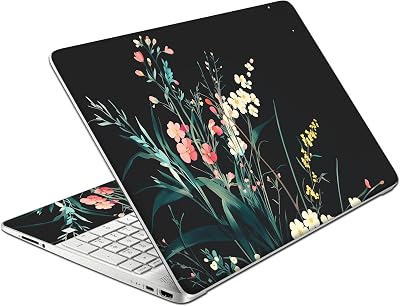 Laptop Skin Decal HP 15.6 - Botanical, Laptop Cover Sticker, No Cutting Required, No Bubble, Waterproof, Scratch Resistant - Including Wide Screen and Wrist Pad