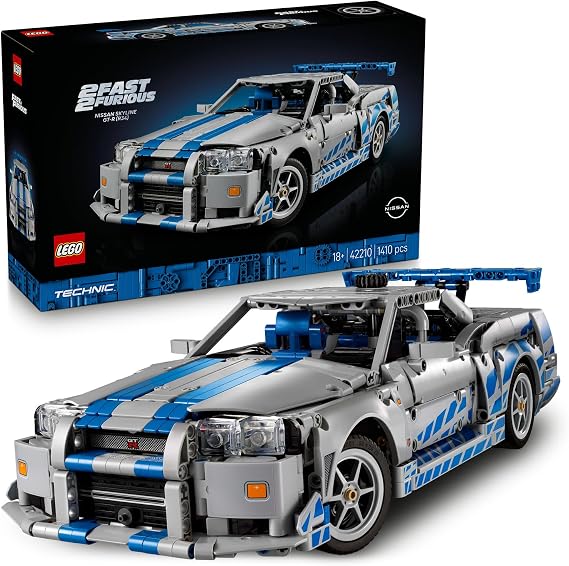 LEGO Technic Daha Hızlı Daha Öfkeli Nissan Skyline GT-R (R34) 42210