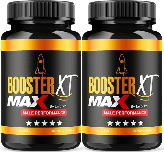 (2 Pack) Booster XT For Men, MAX Strength Men's Supplement, Booster XT, Booster XT for Men Reviews, BoosterXT, Booster XT Reviews, Buster XT, Booster X T Capsules Pro Supplement Pastilla, 120 Capsules