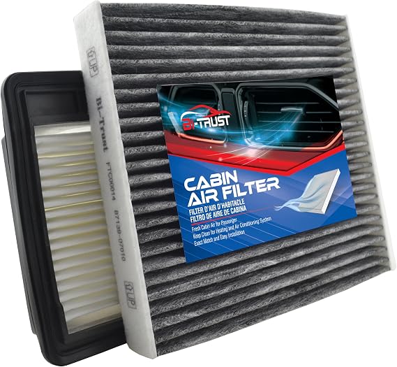 Engine & Cabin Air Filter Combo for Honda CR-Z 2011-2016 1.5L | Replaces 17220-RTW-000, 80291-TF0-E01 | Cellulose Engine Filter & Carbon Cabin Filter