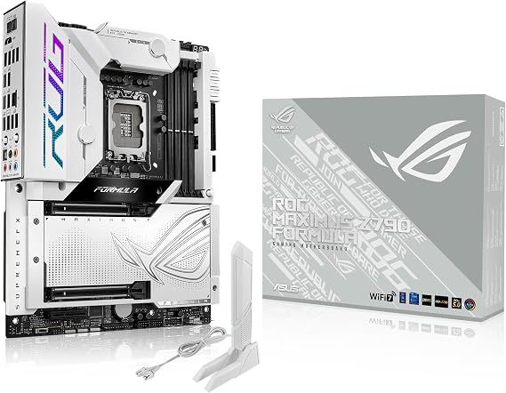 asus ROG Maximus Z790 Formula LGA 1700(Intel 14th &13th&12th) ATX Gaming Motherboard(HybridChill,ROG Water-Cooling Zone,DDR5,Wi-Fi 7, 5X M.2 Slots, PCIe 5.0 NVMe SSD, 2xThunderbolt 4 Ports)