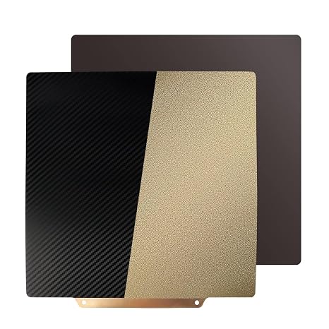 IdeaFormer-3D PET+PEI Magnetic Build Plate 310x310mm, Double Sided PET+PEI Spring Steel Sheet for Artillery Sidewinder X1, Sidewinder X2, Anet A8 Plus, Longer LK, LK5 Pro CR10, CR10S, for QiDi Plus 4