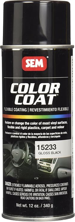 SEM 15233 Gloss Black Color Coat - 12 oz.