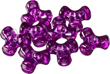 Tri-Beads Bead Tri Dark Amethyst 11mm (1000 Pack), Multicolor