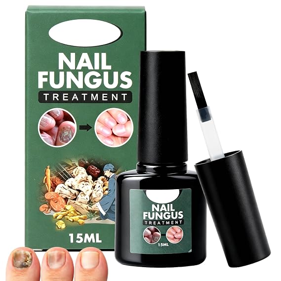Toenail Treatment Extra Strength, Nail Care Serum for Restorative Broken Discolored Damaged Thick Nails Improves Appearance, Softening Nail Treatment Oil with Herbal Extract for Daily Care, 0.5 Fl Oz