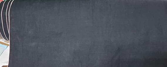 Selvedge Denim Black Matte, 44" Wide, Sold by Yard