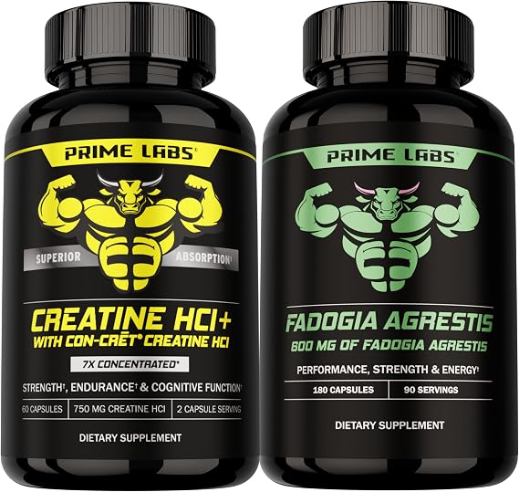 Prime Labs Creatine HCl + Fadgoia Agrestis Capsules