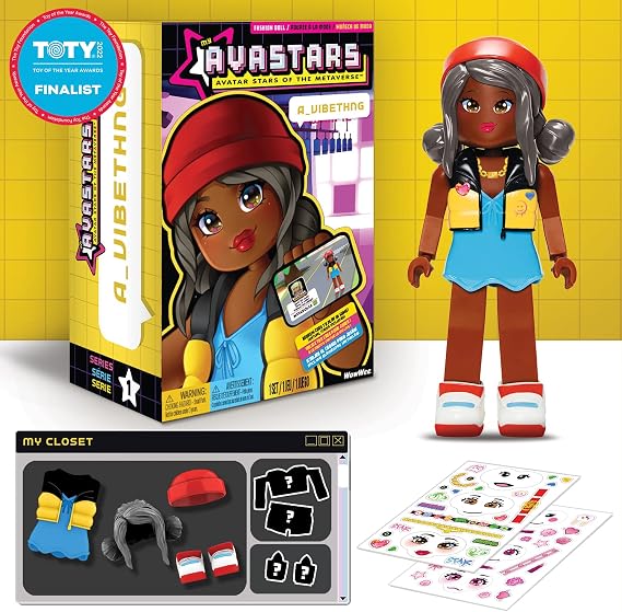 My Avastars A_VibeThng 11" Fashion Doll with Extra Outfit Personalize 100+ Looks