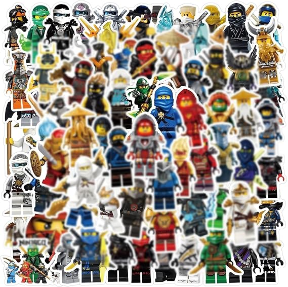 120pcs Cartoon Stickers for Kids, Sticker Gift for Teen Birthday Party,Vinyl Waterproof Aesthetic Stickers for Water Bottles Laptop Phone