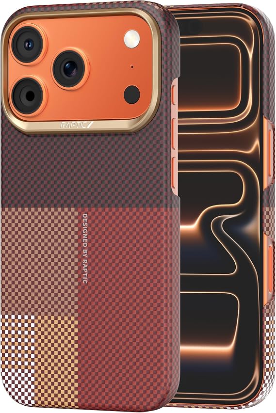 RAPTIC iPhone17 Pro Max-Sky için Aramid Cilt Kökeni