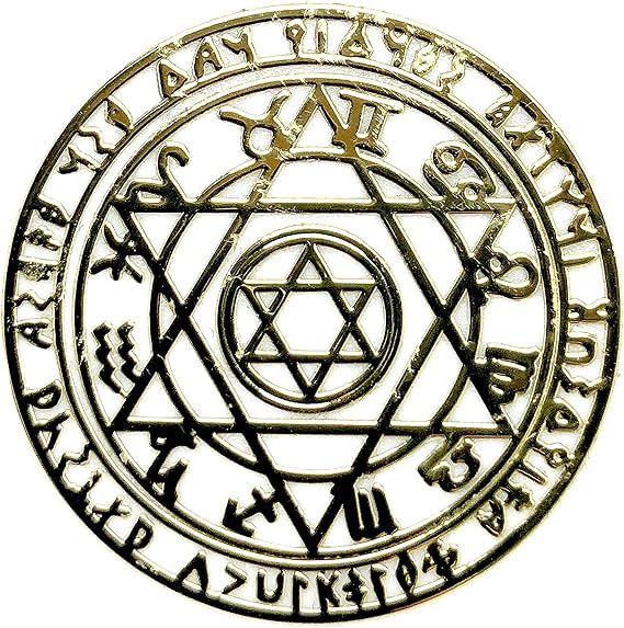 RELIGHT Six-Pointed Star Zodiac Horoscope Metal Sticker Decal Sacred Geometric Pattern Orgonite Decoration Material 1.5 cm 6 pieces