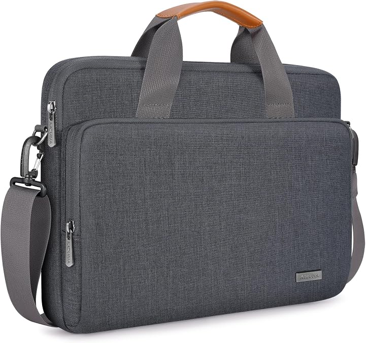 KIZUNA Laptop Bag 13-17 Inch Waterproof Shoulder Bag Business Briefcase