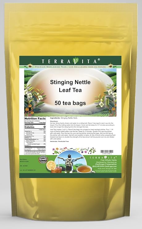 Stinging Nettle Leaf Tea (50 tea bags, ZIN: 427406)