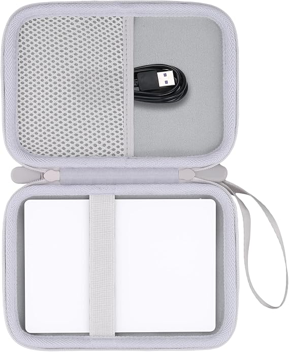 co2CREA Hard Travel Case Replacement for Apple Magic Trackpad, White