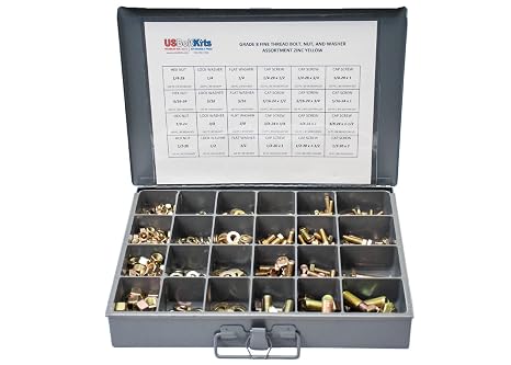 USBOLTKITS 690 PIECE Grade 8 FINE Thread Fastener Assortment KIT