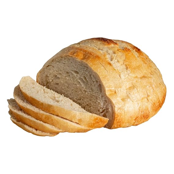 Fresh Sourdough Bread San Francisco Bakery Style Dutch Oven Country Loaf Hand-made 3 Ingredient sliced Artisan Round (1)