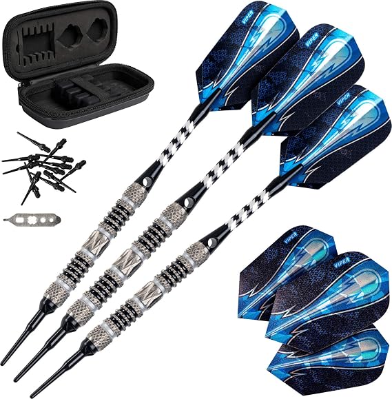 Viper Astro 80% Tungsten Soft Tip Darts with Storage/Travel Case