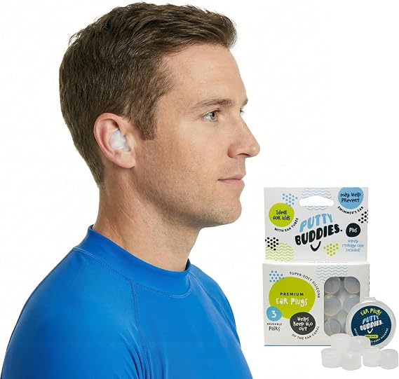 Putty Buddies Original Swimming Earplugs (3 Pair)