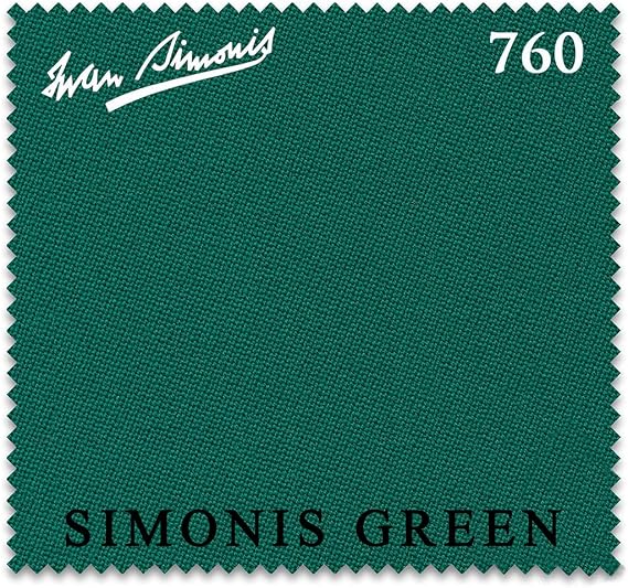 Iwan Simonis 760 Pool Table Cloth (Simonis Green, 8 ft)