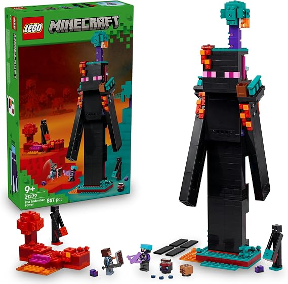 LEGO Minecraft Enderman Tower 21279 Toy for Boys and Girls