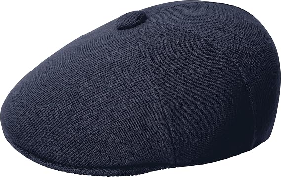 Kangol Bamboo Panel 575 Cap Flat Cap Dark Blue