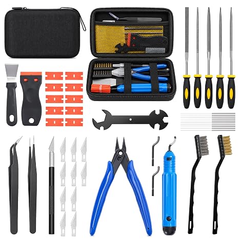 46-Piece 3D Printer Accessories, 3D Printer Tool Kit for Cleaning & Removal