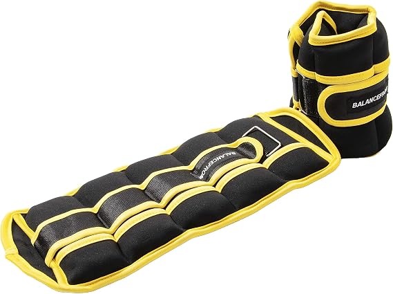 Fitvids Fully Adjustable Ankle Wrist Arm Leg Weights, 1-20LBS, Multiple Options