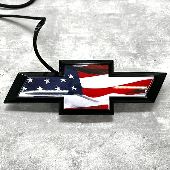 2014-15 Silverado Grille Emblem, USA Flag (Black)