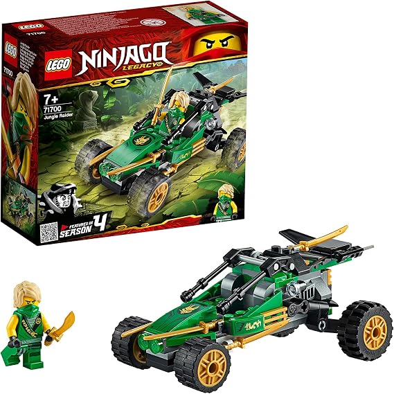 LEGO 71700 Ninjago Legacy Lloyds Jungle Robber Car with Lloyd Mini Figure Tournament of the Elements Kit