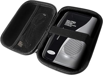 Hard Case for Lyss Electronics CP601 Portable Cassette Player