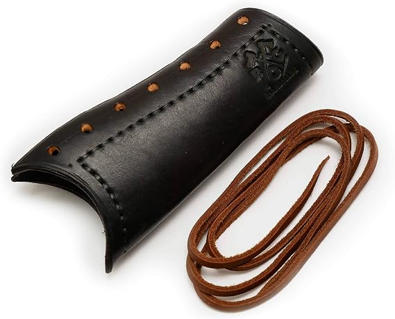 Leather Axe Handle Guard/Collar (Council Tool 2# Wood-Craft Camp Carver, 16, Brown)