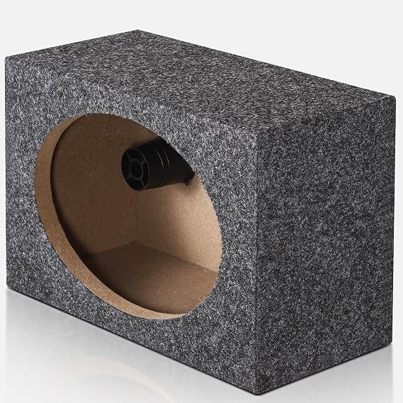 6x9 Inch Car Audio Speaker Box Enclosure, Universal Fit Ported Enclosure | Subwoofer Regular Standard Cab Truck Sub Box Enclosure, Subwoofer Enclosure Box Improves Audio Quality